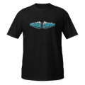Higher Than Superman Tee | Blue logo