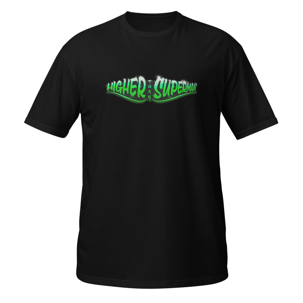 Higher Than Superman Tee | Green logo