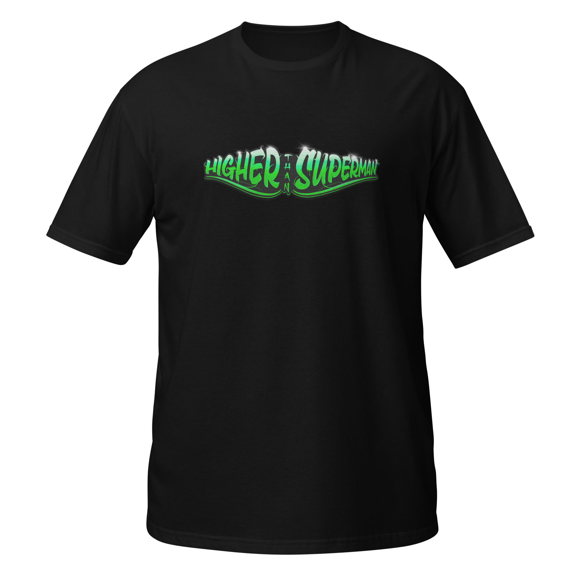 Higher Than Superman Tee | Green logo
