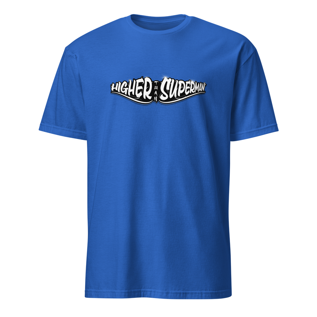 Higher Than Superman Tee | White logo