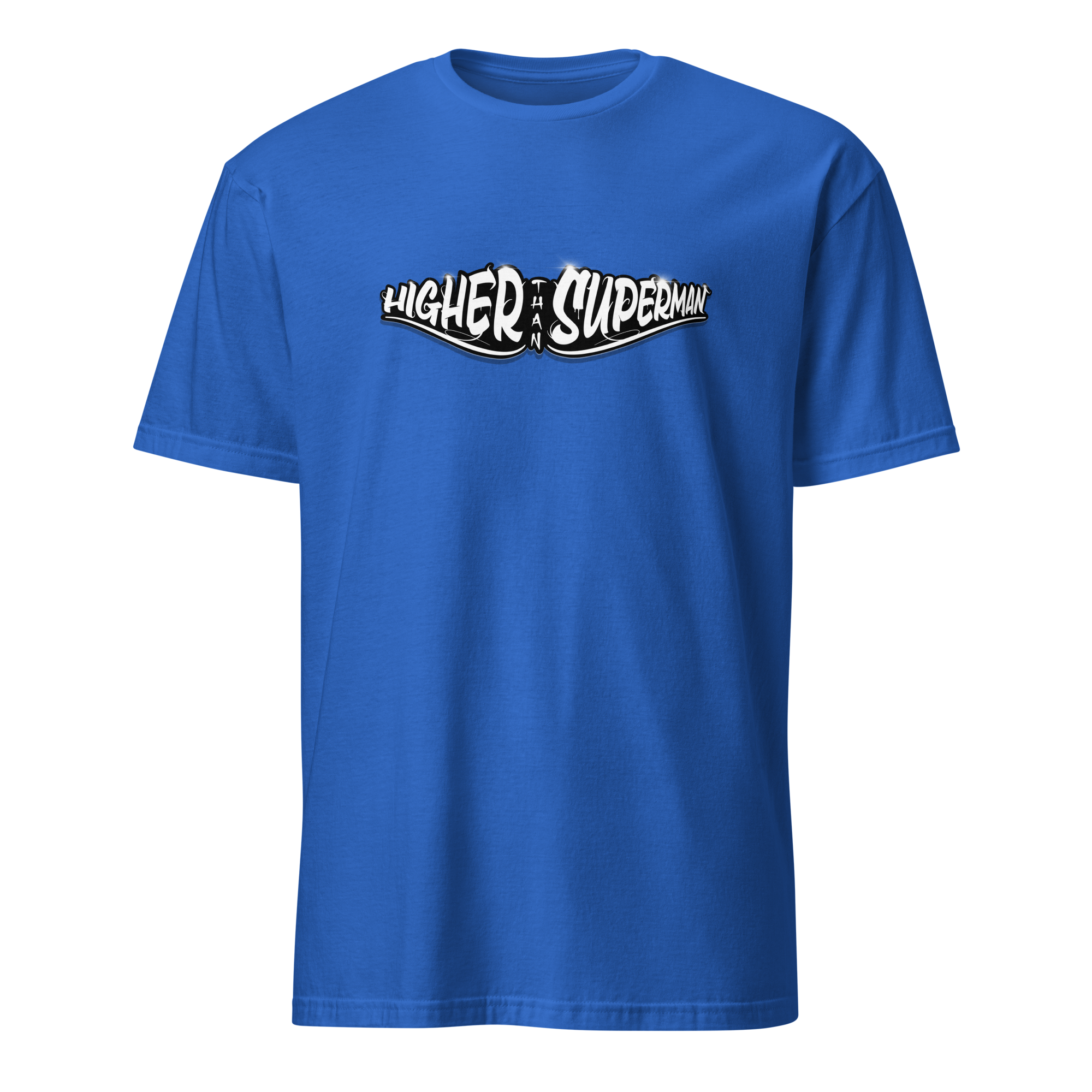 Higher Than Superman Tee | White logo